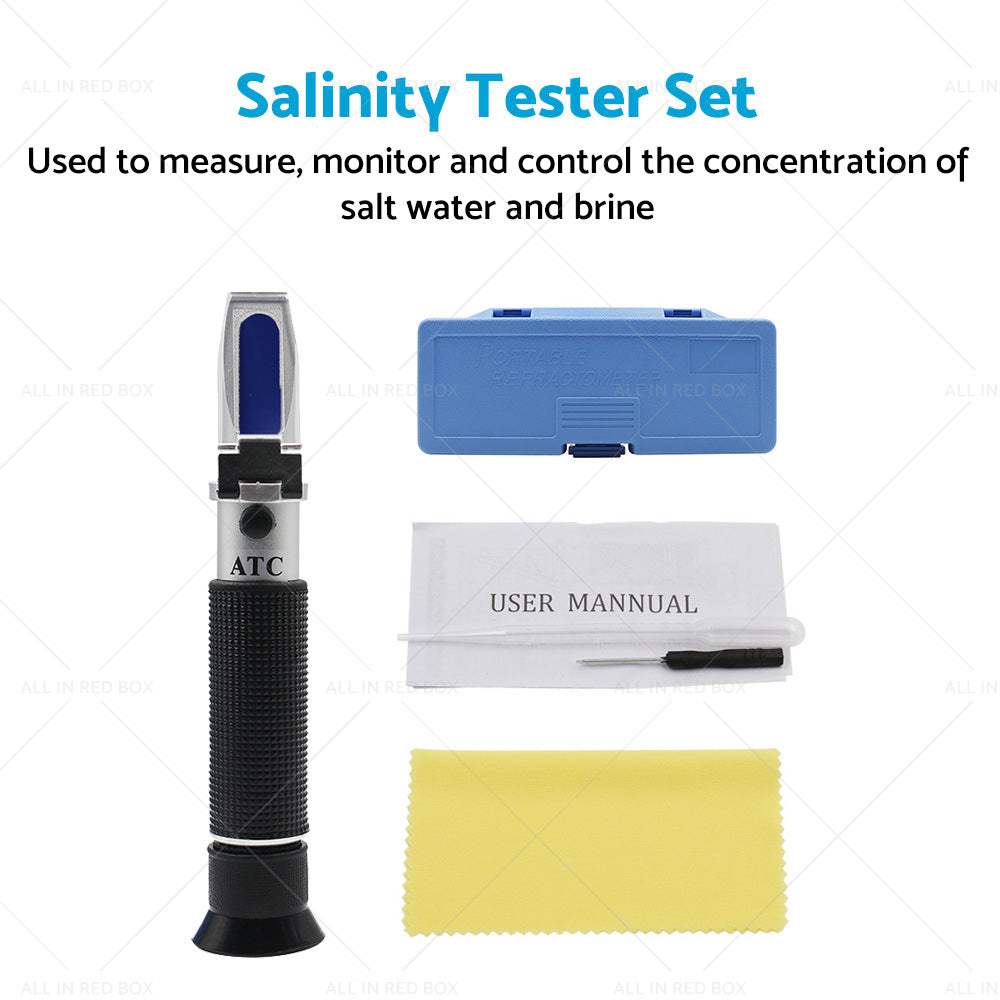 {{ 0-100percent Salinity Refractometer Meter Aquarium Sea Salt Water Tester for Aquarium }} - Buy Car Parts Online at {{ Kaka Auto Parts }}.