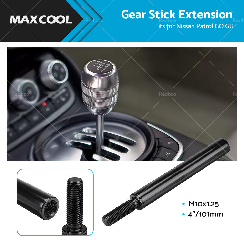 {{ 4 inch 101mm Gear Stick Extension M10x1. 25 Shift Extender For Nissan Patrol GQ GU }} - Buy Car Parts Online at {{ Kaka Auto Parts }}.