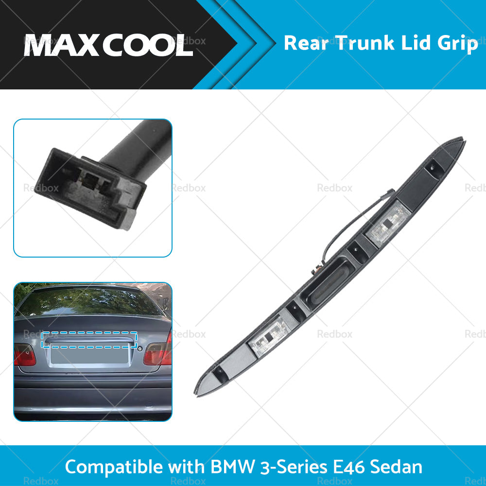 {{ Rear Trunk Liftgate Pull Handle 51137171699 Suitable for BMW 3 Series E46 Sedan }} - Buy Car Parts Online at {{ Kaka Auto Parts }}.