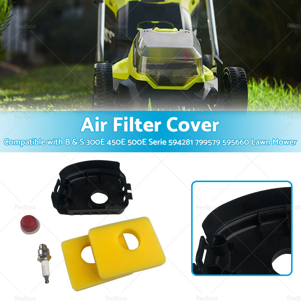 {{ Air Filter Cover Suitable For B and S 300E 450E 500E Serie 594281 799579 Lawn Mower }} - Buy Car Parts Online at {{ Kaka Auto Parts }}.