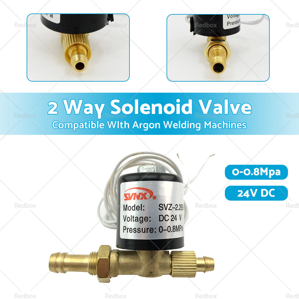 {{ 2 Way Solenoid Valve 0-0.8Mpa For Argon Welding Machines - VZCT-2.2 24VDC }} - Buy Car Parts Online at {{ Kaka Auto Parts }}.