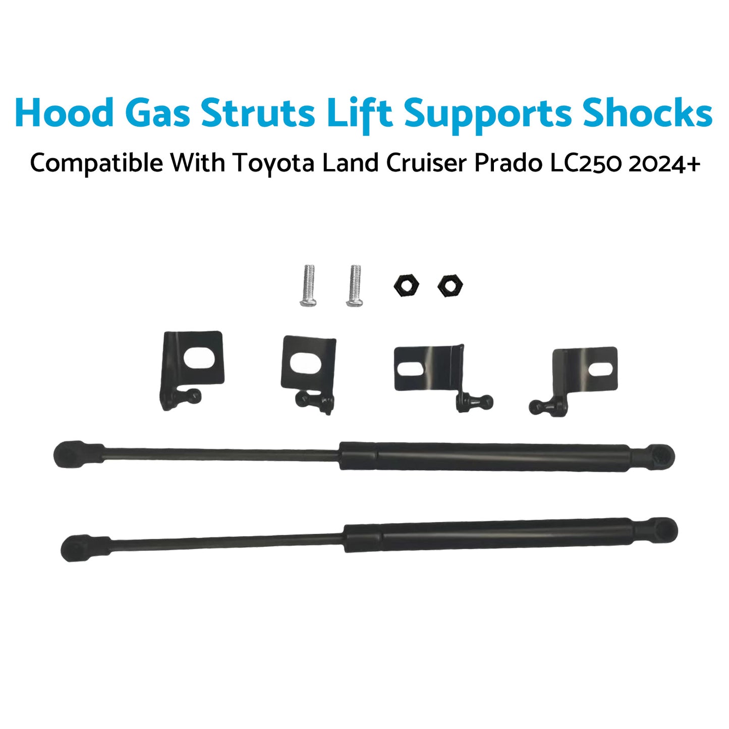 {{ Hood Gas Struts Lift Support Shocks Suitable For Toyota Land Cruiser Prado LC250 }} - Buy Car Parts Online at {{ Kaka Auto Parts }}.