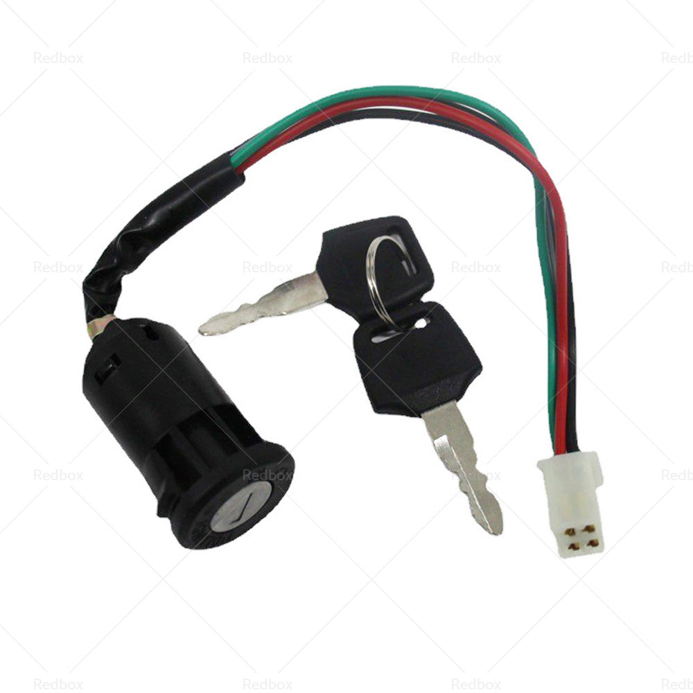 {{ 4 Wire Ignition Key Barrel Switch 50cc 110cc 125cc 150cc PIT Quad Dirt Bike ATV }} - Buy Car Parts Online at {{ Kaka Auto Parts }}.