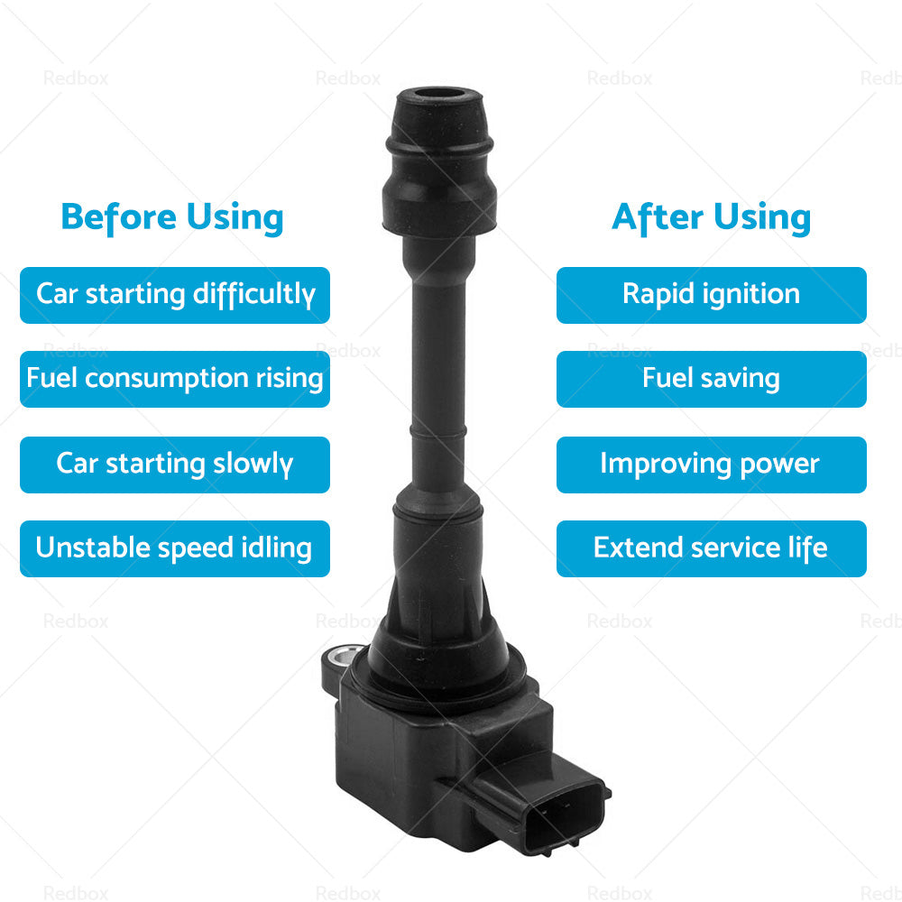 {{ 4PCS Ignition Coils Suitable For Nissan X-Trail 01-07 T30 2. 5L QR25DE 224488H300 }} - Buy Car Parts Online at {{ Kaka Auto Parts }}.