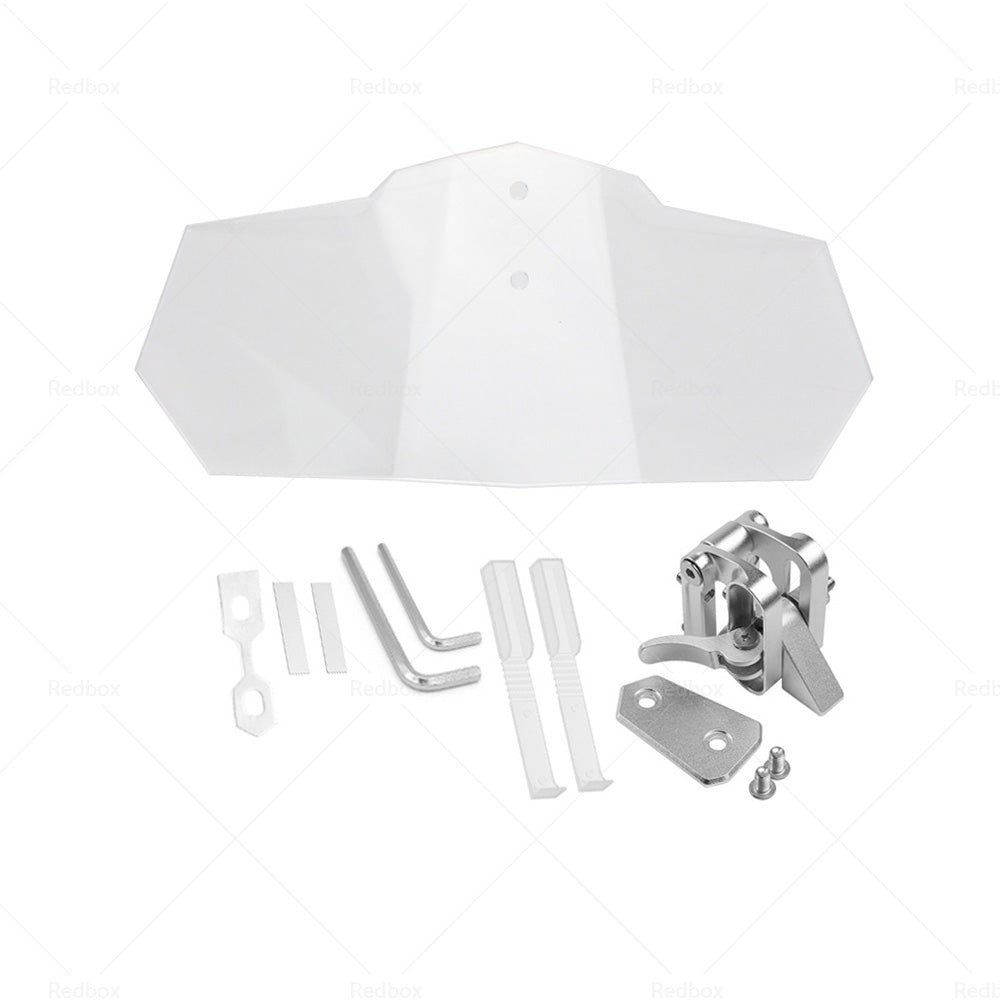 {{ Motorcycle Windshield Extension Clip On Windscreen Screen Wind Deflector Spoiler }} - Buy Car Parts Online at {{ Kaka Auto Parts }}.