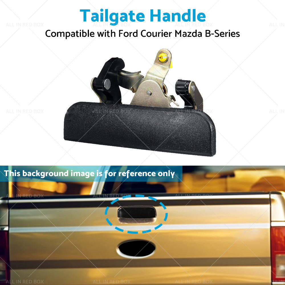 {{ Black Tailgate Handle Suitable for Mazda B-Series Ford Courier PE PG PH 98-06 }} - Buy Car Parts Online at {{ Kaka Auto Parts }}.