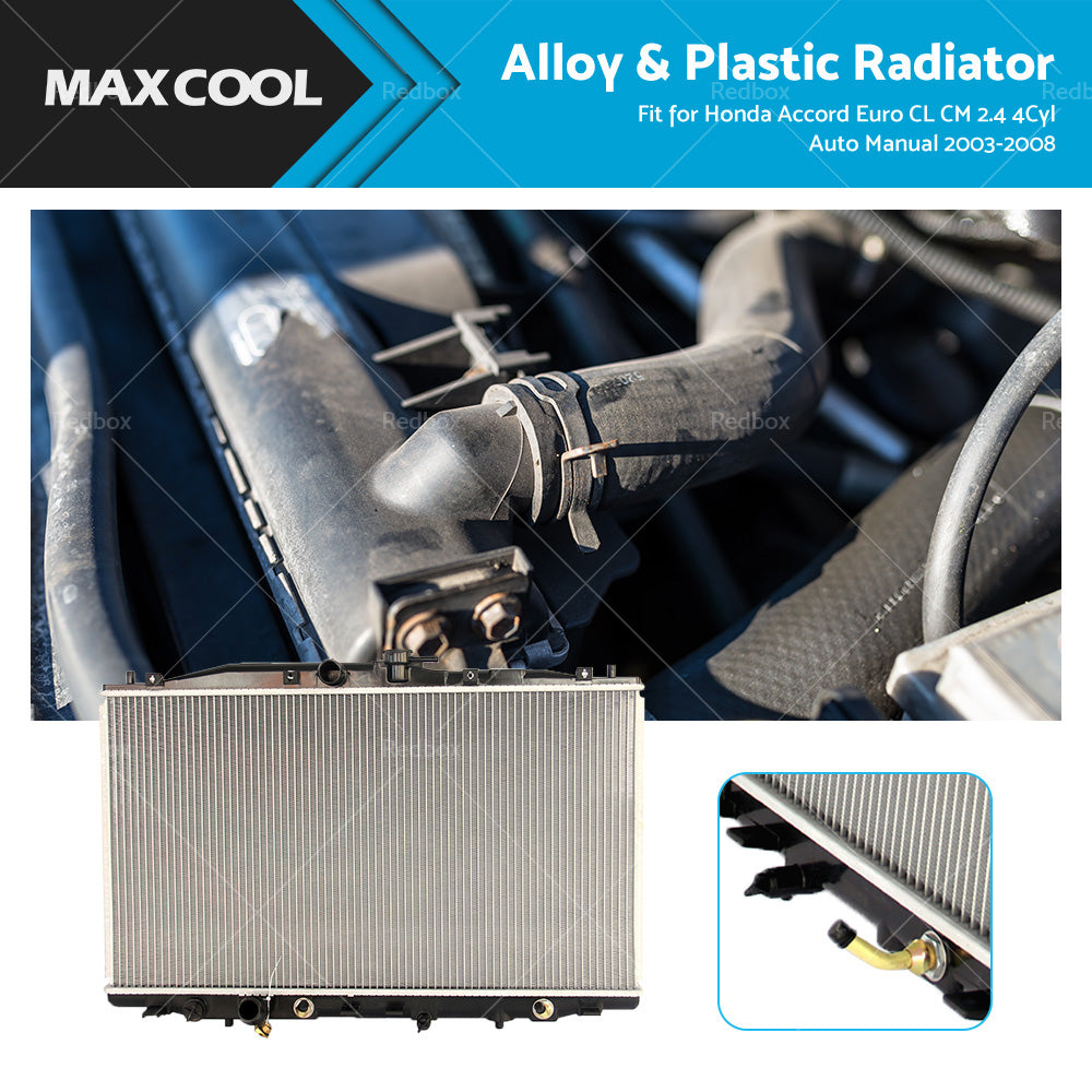 {{ Radiator FIT Honda Accord Euro CL CM 2. 4L 4Cyl 2003-2008 Auto Manual }} - Buy Car Parts Online at {{ Kaka Auto Parts }}.