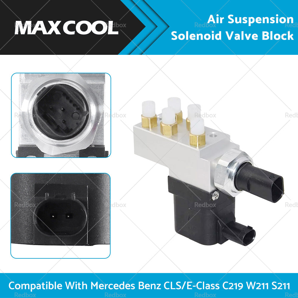 {{ Air Suspension Valve Block Suitable For Mercedes Benz CLS E-Class C219 W211 S211 }} - Buy Car Parts Online at {{ Kaka Auto Parts }}.