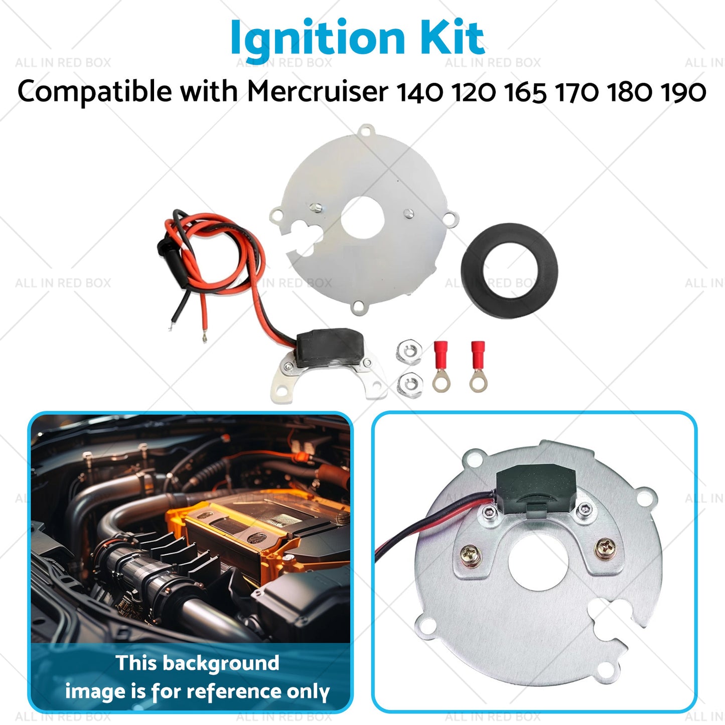 {{ Ignitor Ignition Kit 4Cyl Distributor 1146A Suitable for Mercruiser 140 120 OMC }} - Buy Car Parts Online at {{ Kaka Auto Parts }}.