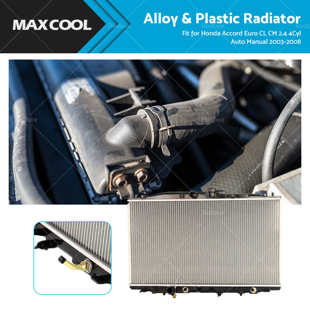 {{ Radiator FIT Honda Accord Euro CL CM 2. 4L 4Cyl 2003-2008 Auto Manual }} - Buy Car Parts Online at {{ Kaka Auto Parts }}.