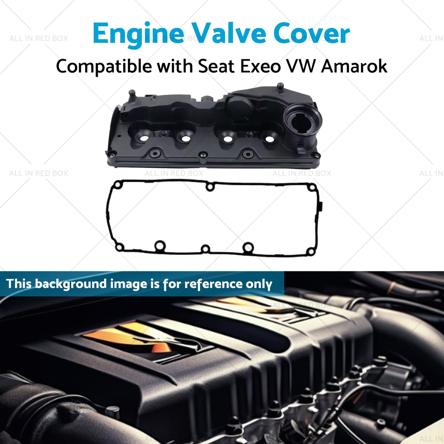 {{ Engine Valve Cover Suitable For Seat Exeo VW Amarok CAGA CJCA CDCA CNEA 2. 0L }} - Buy Car Parts Online at {{ Kaka Auto Parts }}.