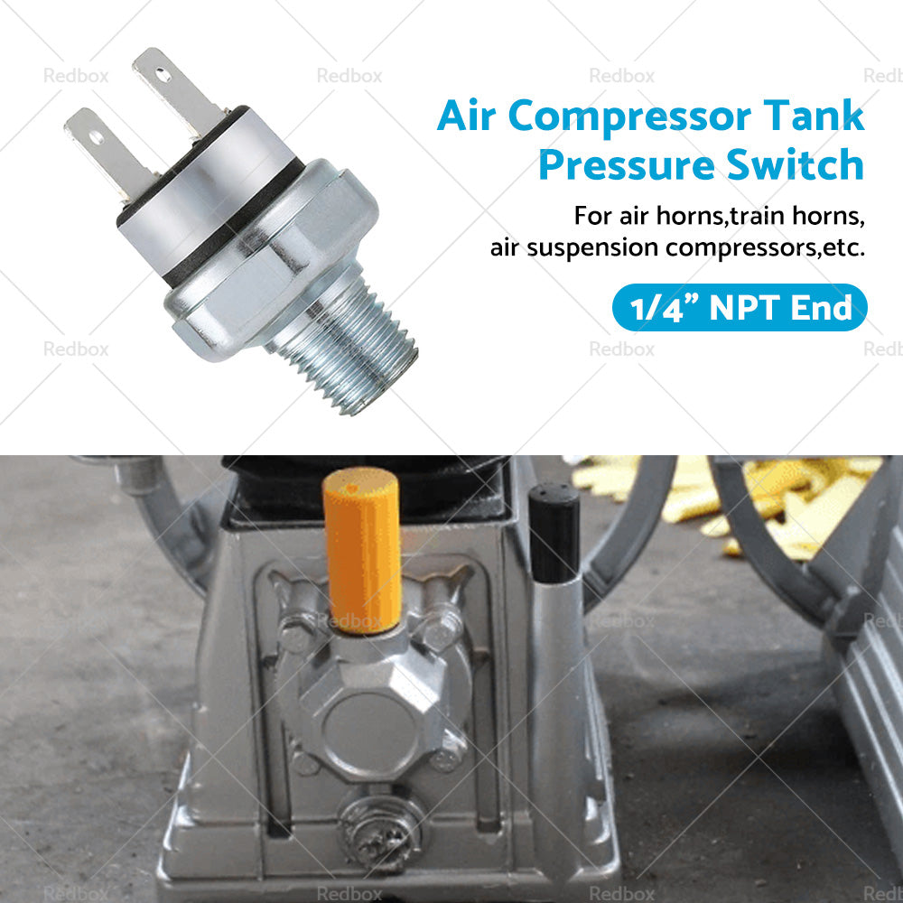 {{ 1 4inch NPT End Air Compressor Pressure Tank Control Switch Off Valve 90-120PSI }} - Buy Car Parts Online at {{ Kaka Auto Parts }}.