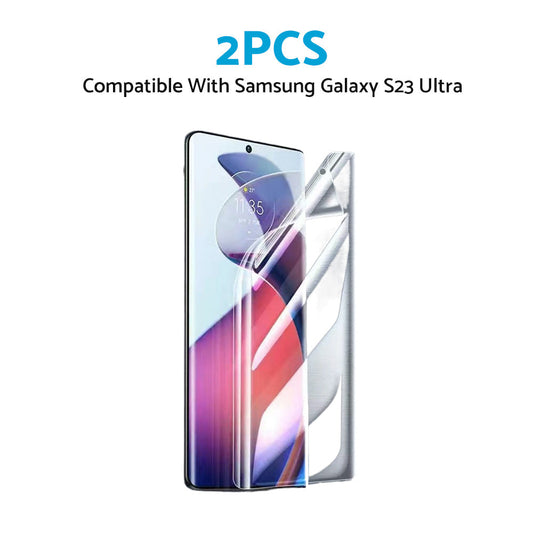 2x Screen Protector Film Suitable For Samsung Galaxy S23 / S23+ / S23 Ultra