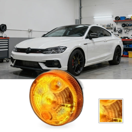 4x Classic Motorcycle Front & Rear Indicators Turn Signal Lights Amber