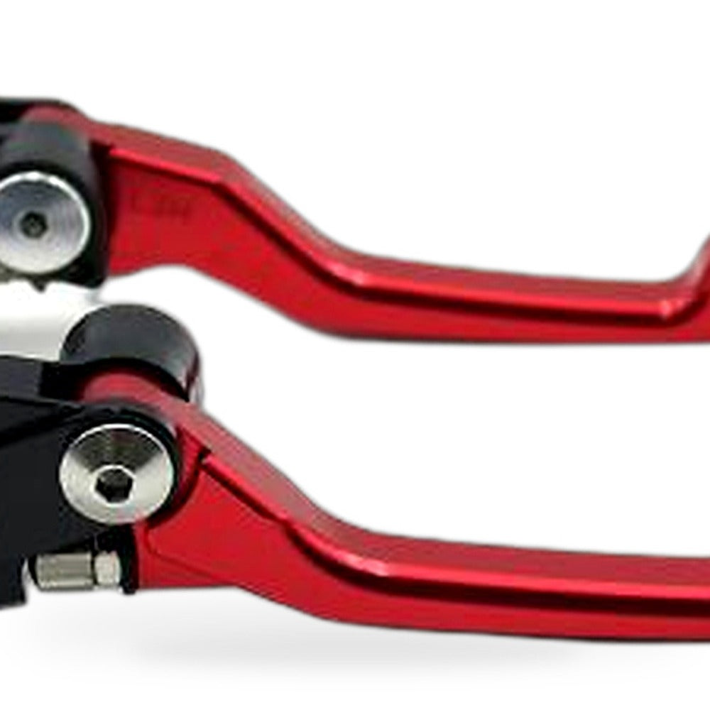 Pair Pivot Brake Clutch Lever Red Suitable for Honda CRF250R