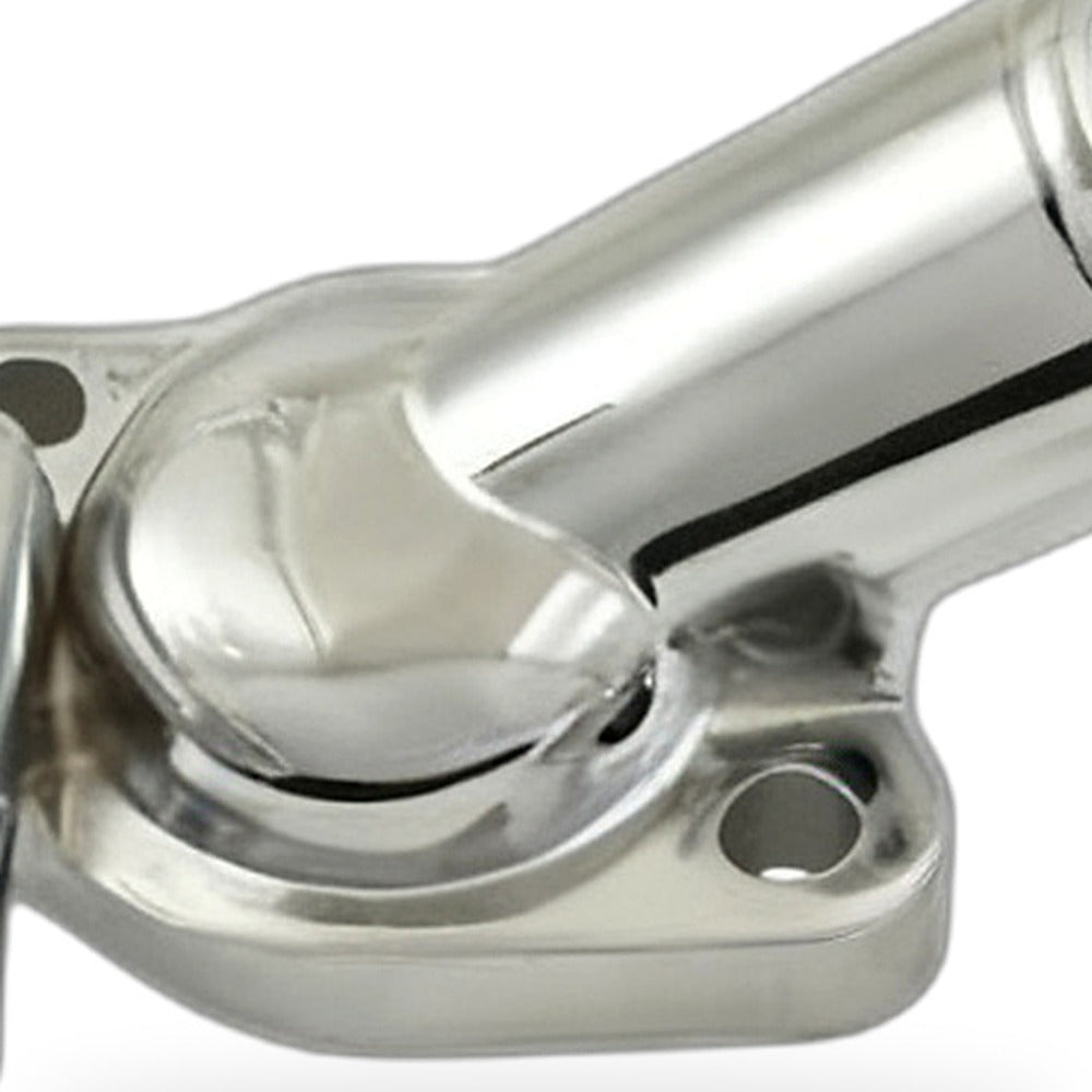 Chrome Twin Outlet Thermostat Housing Water Neck Suitable for Holden 253 308 V8 - XQ1