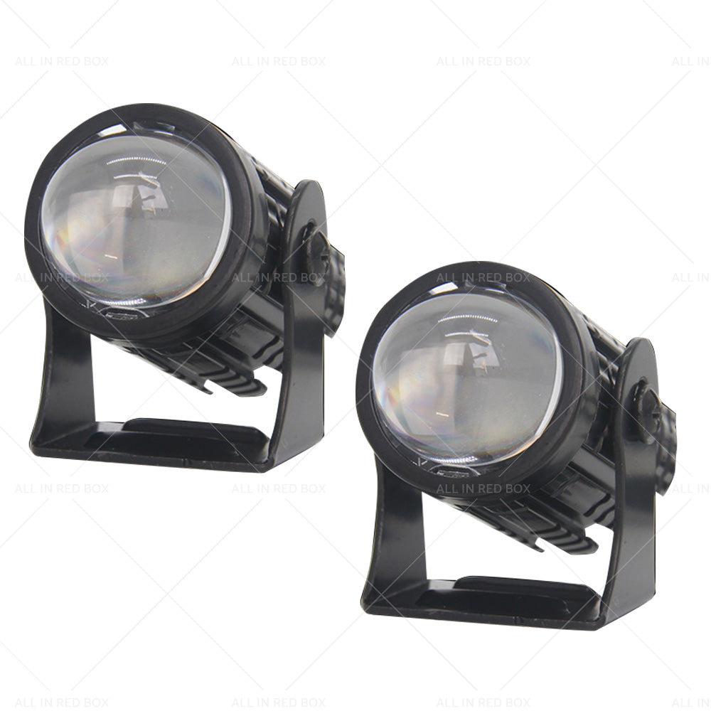 {{ 2X LED Motorcycle Headlight Spot Lights Car Driving Fog Lamp Yellow White 12-24V }} - Buy Car Parts Online at {{ Kaka Auto Parts }}.