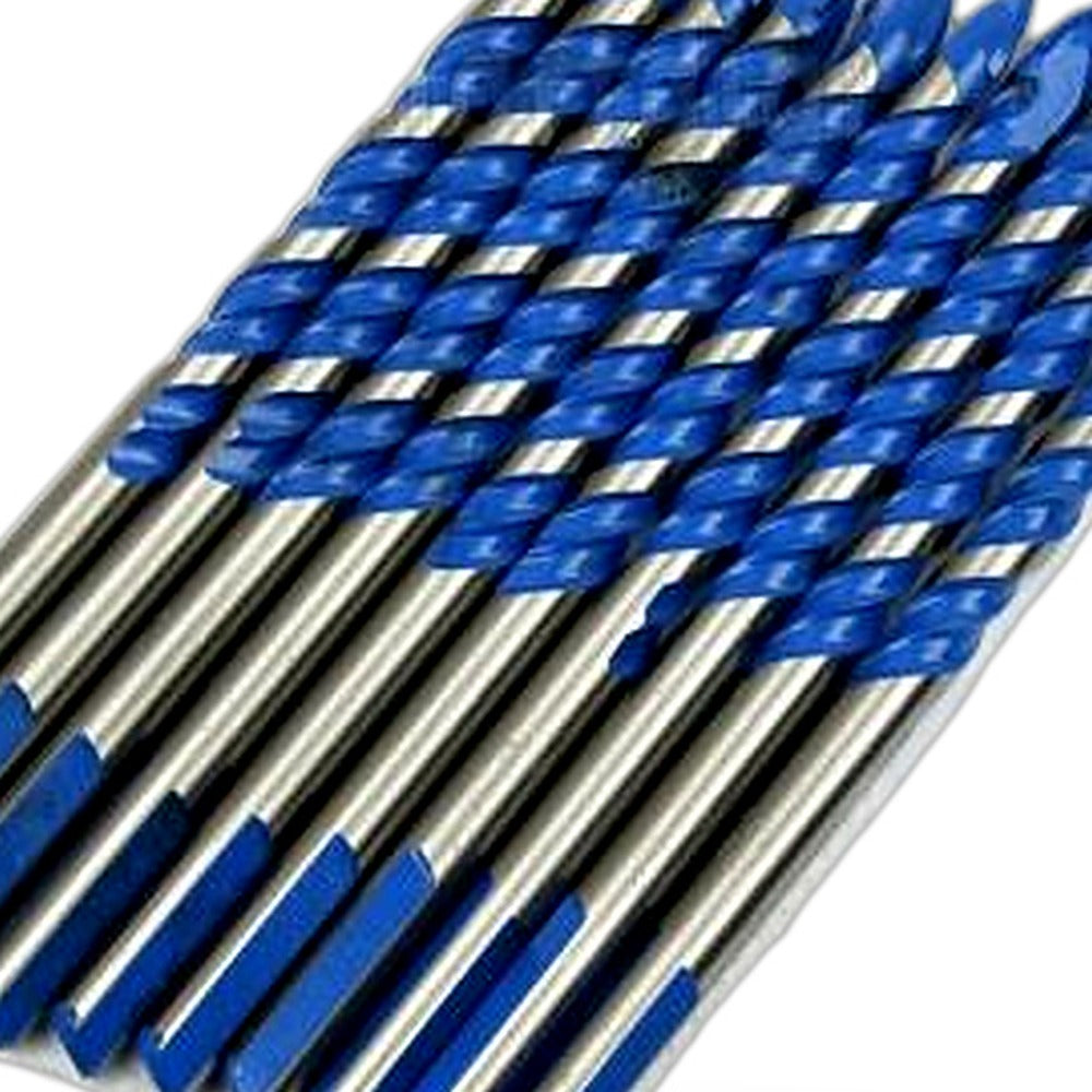 10x 6mm Tungsten Carbide Drill Bit Set Suitable for Porcelain Tile Concrete Bric