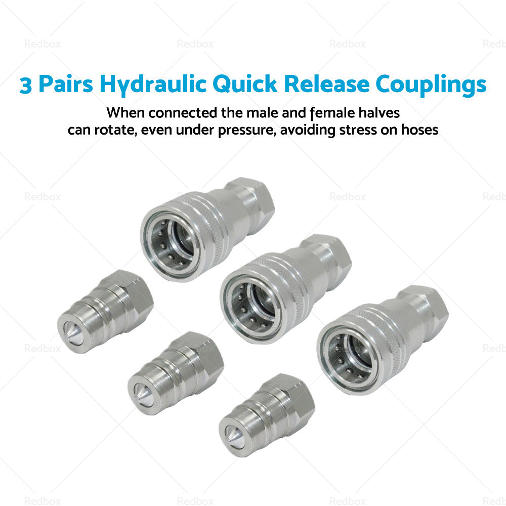 {{ 3 SETS 1 or 2 inch BSP HYDRAULIC ISO POPPET QUICK RELEASE COUPLINGS COUPLERS TRACTOR }} - Buy Car Parts Online at {{ Kaka Auto Parts }}.