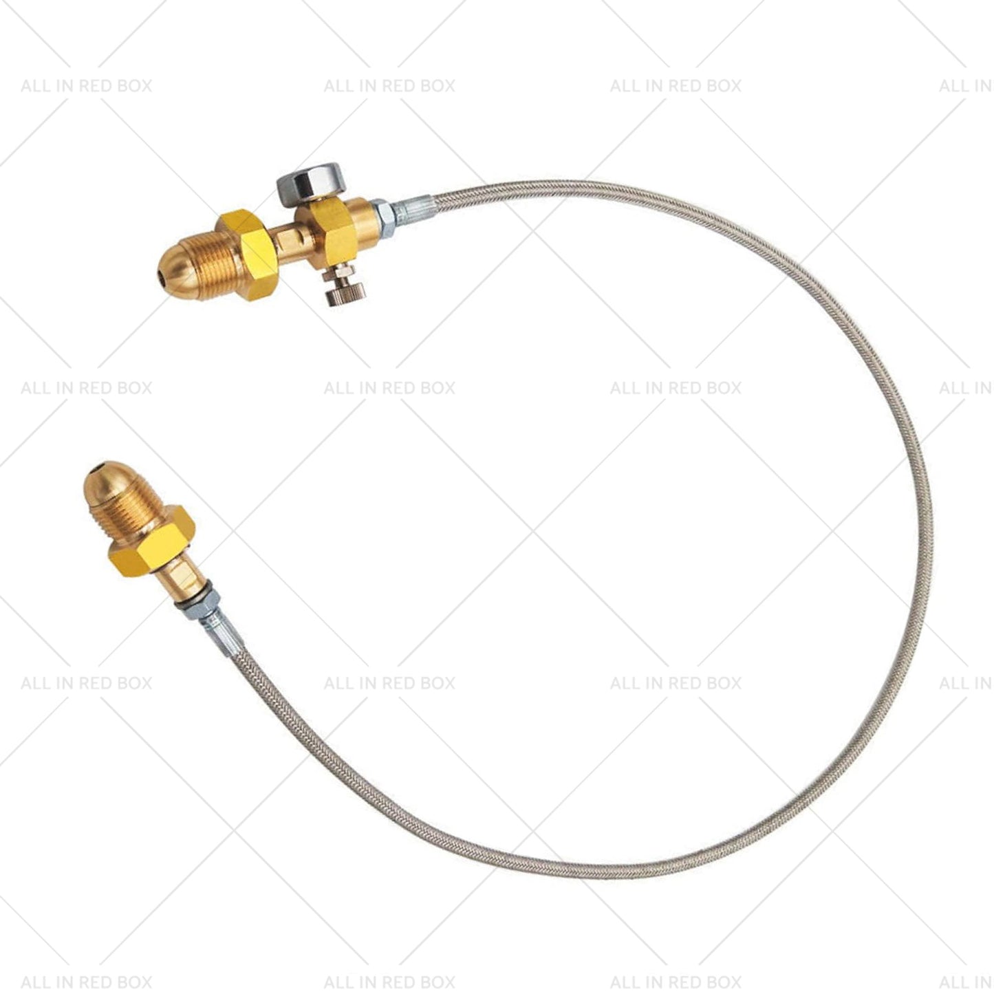 {{ Refill Station Transfer Adaptor Hose Suitable for BS 341 No. 3 Argon Cylinder }} - Buy Car Parts Online at {{ Kaka Auto Parts }}.