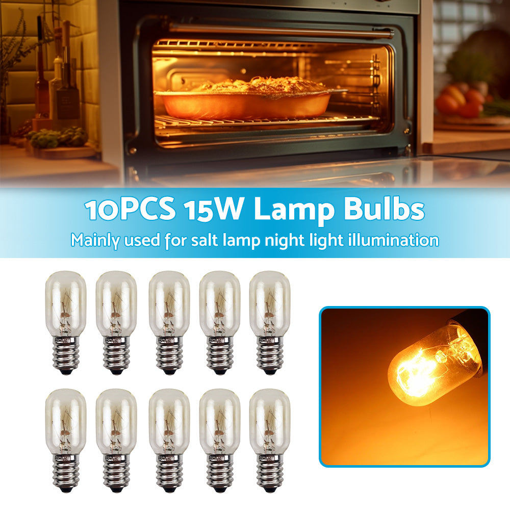 {{ 10PCS E14 Salt Lamp Globe Bulb 15W Light Bulb 230v Refrigerator Oven Replacement }} - Buy Car Parts Online at {{ Kaka Auto Parts }}.