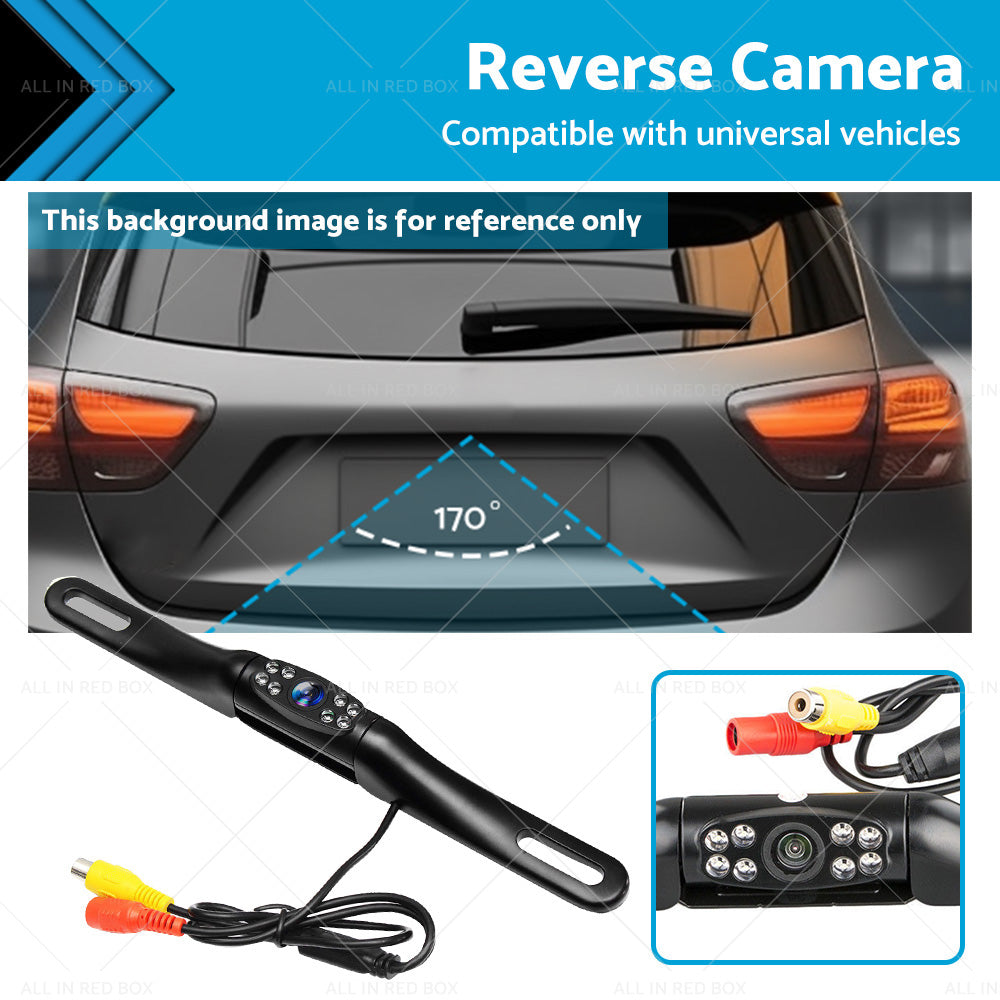{{ 170隆茫 Car Rear View Reversing HD Camera Back Up Parking Number Plate Night Vision }} - Buy Car Parts Online at {{ Kaka Auto Parts }}.