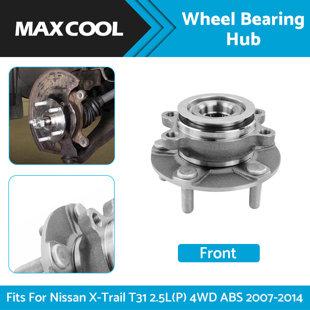 {{ Front Wheel Bearing Hub Fits For Nissan X-Trail T31 2. 5L P 4WD ABS 2007-2014 }} - Buy Car Parts Online at {{ Kaka Auto Parts }}.