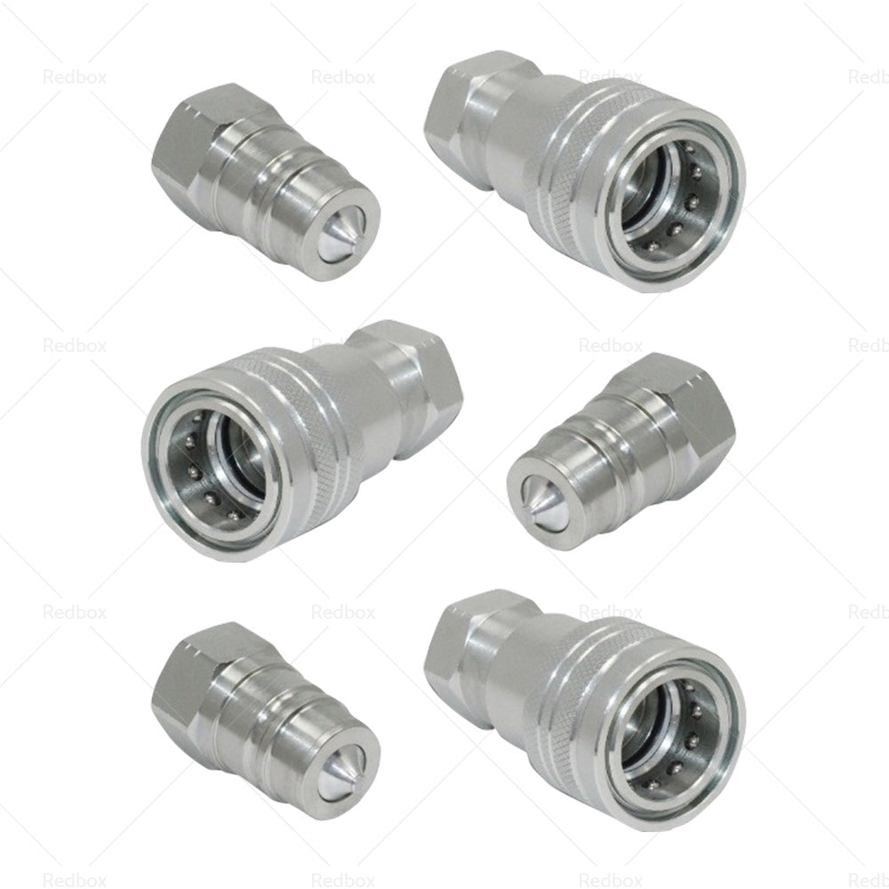 {{ 3 SETS 1 or 2 inch BSP HYDRAULIC ISO POPPET QUICK RELEASE COUPLINGS COUPLERS TRACTOR }} - Buy Car Parts Online at {{ Kaka Auto Parts }}.
