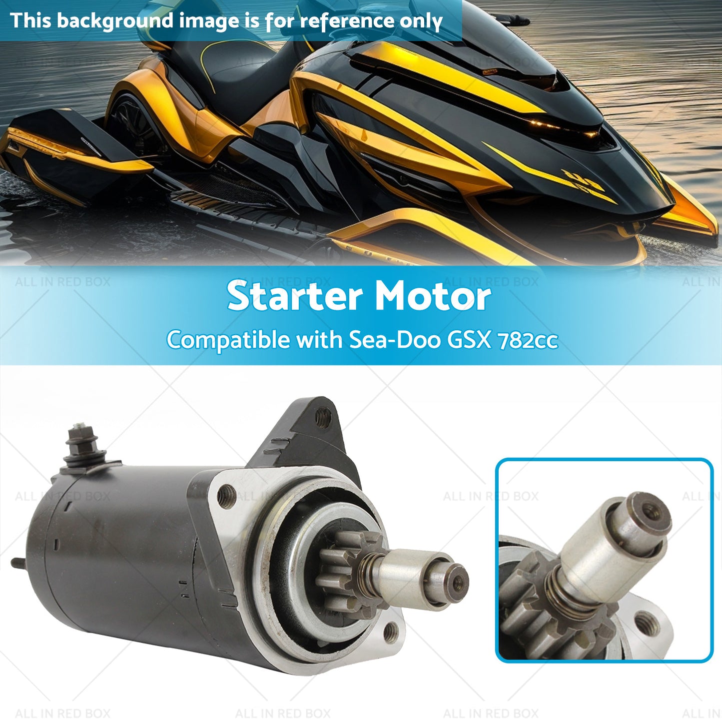 {{ Starter Motor Suitable For 95-99 Sea-Doo 1800 GSX Speedster SPX Rotax Marine }} - Buy Car Parts Online at {{ Kaka Auto Parts }}.