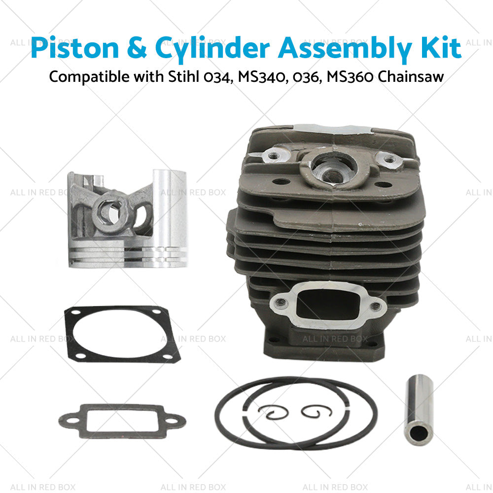 {{ Piston and Cylinder Assembly Kit Suitable for Stihl 034 036 MS360 Chainsaw 48mm }} - Buy Car Parts Online at {{ Kaka Auto Parts }}.