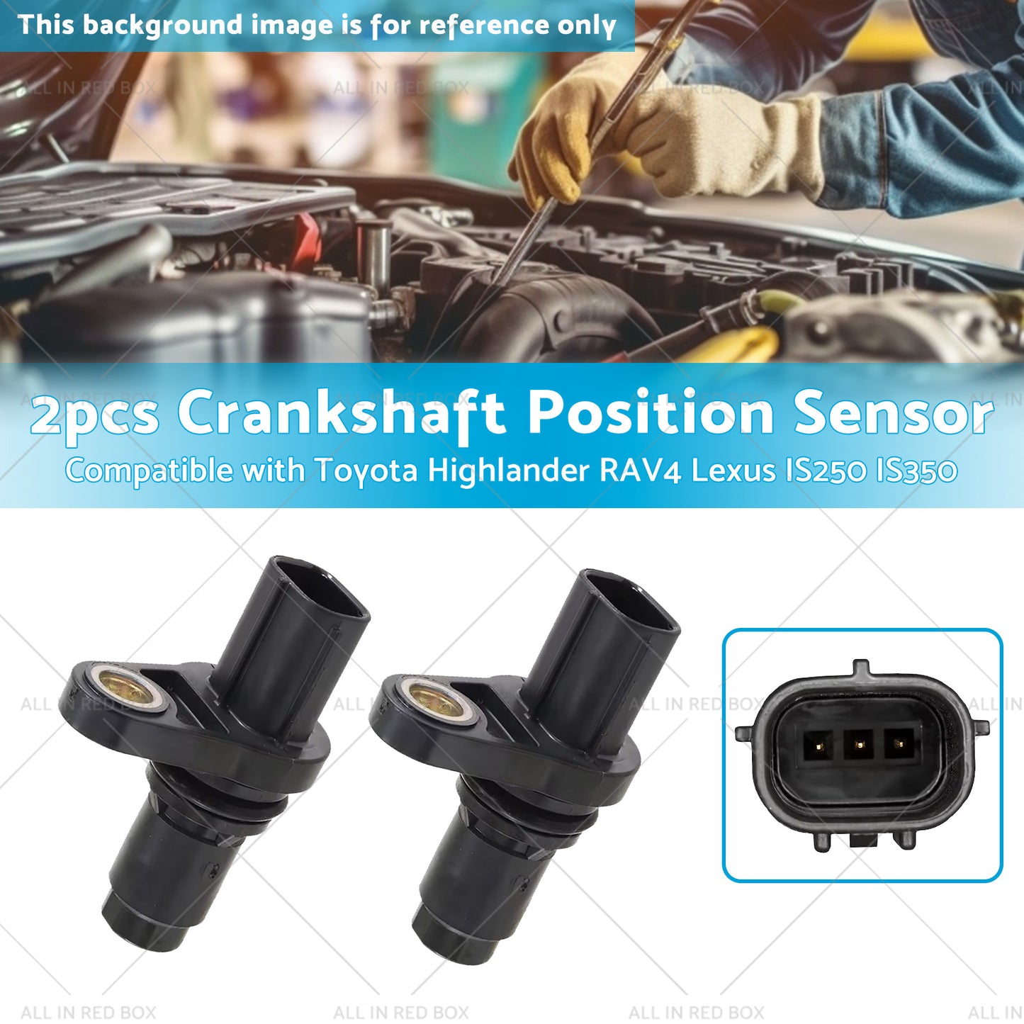 {{ 2x Camshaft Position Sensor 90919-05060 Suitable for Toyota 4Runner IS250 IS350 }} - Buy Car Parts Online at {{ Kaka Auto Parts }}.