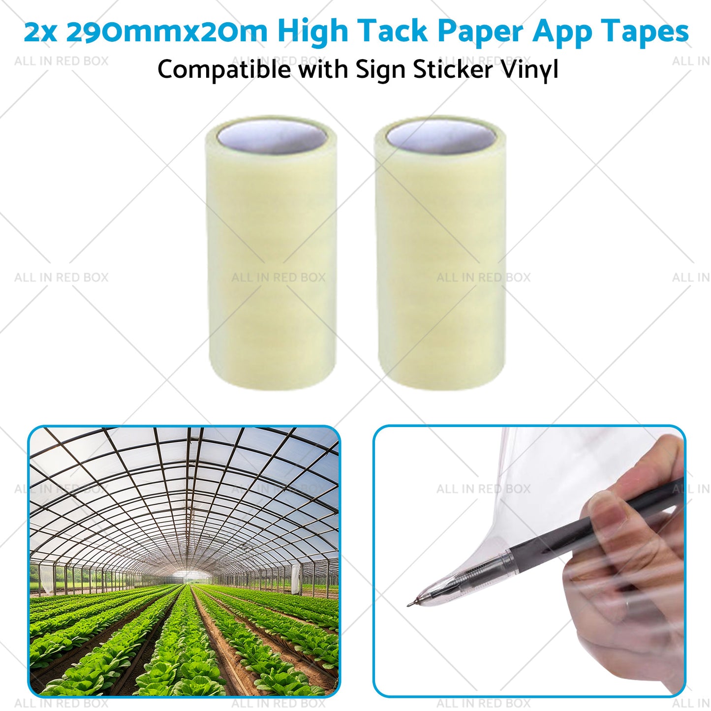 {{ 2x 290mmx20m High-Viscosity Paper Tapes Suitable for Sign Sticker Vinyl }} - Buy Car Parts Online at {{ Kaka Auto Parts }}.