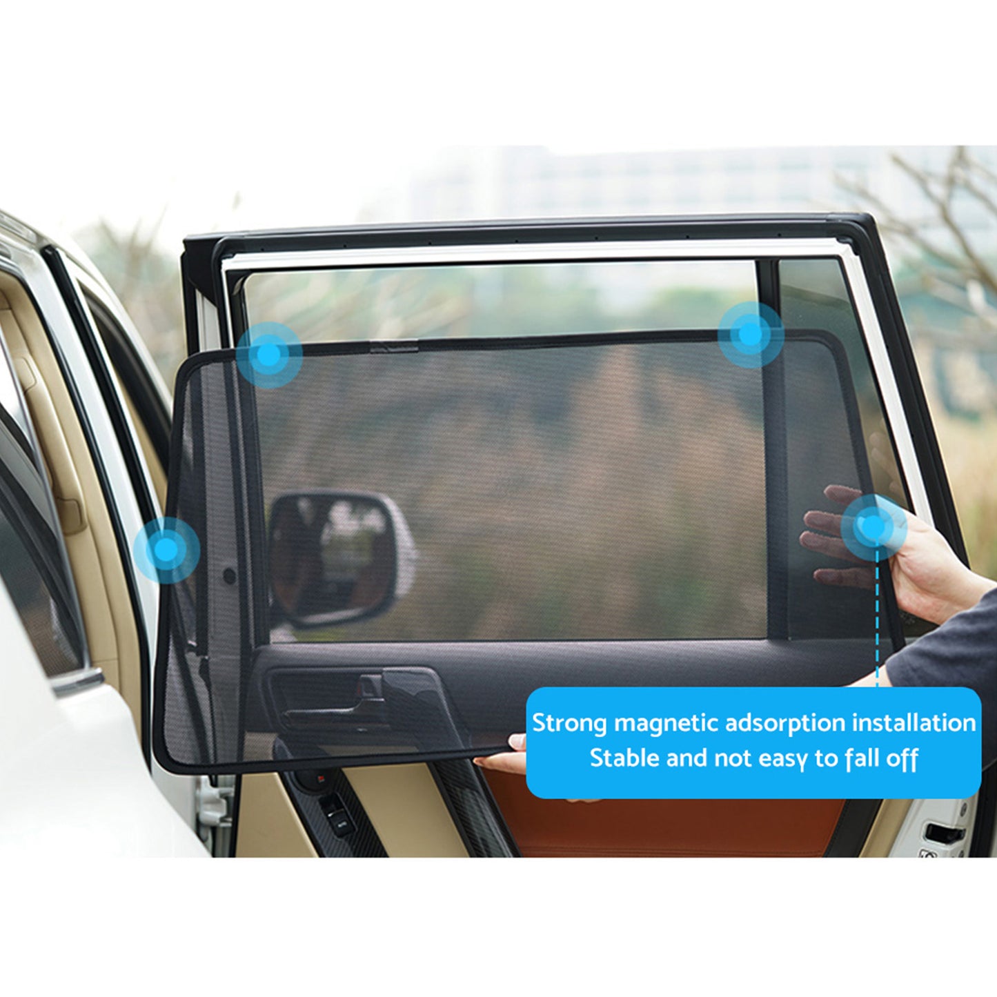{{ Rear&Triangular Magnetic Car Window Sun Shade Suitable for Mazda CX-3 15-Current }} - Buy Car Parts Online at {{ Kaka Auto Parts }}.