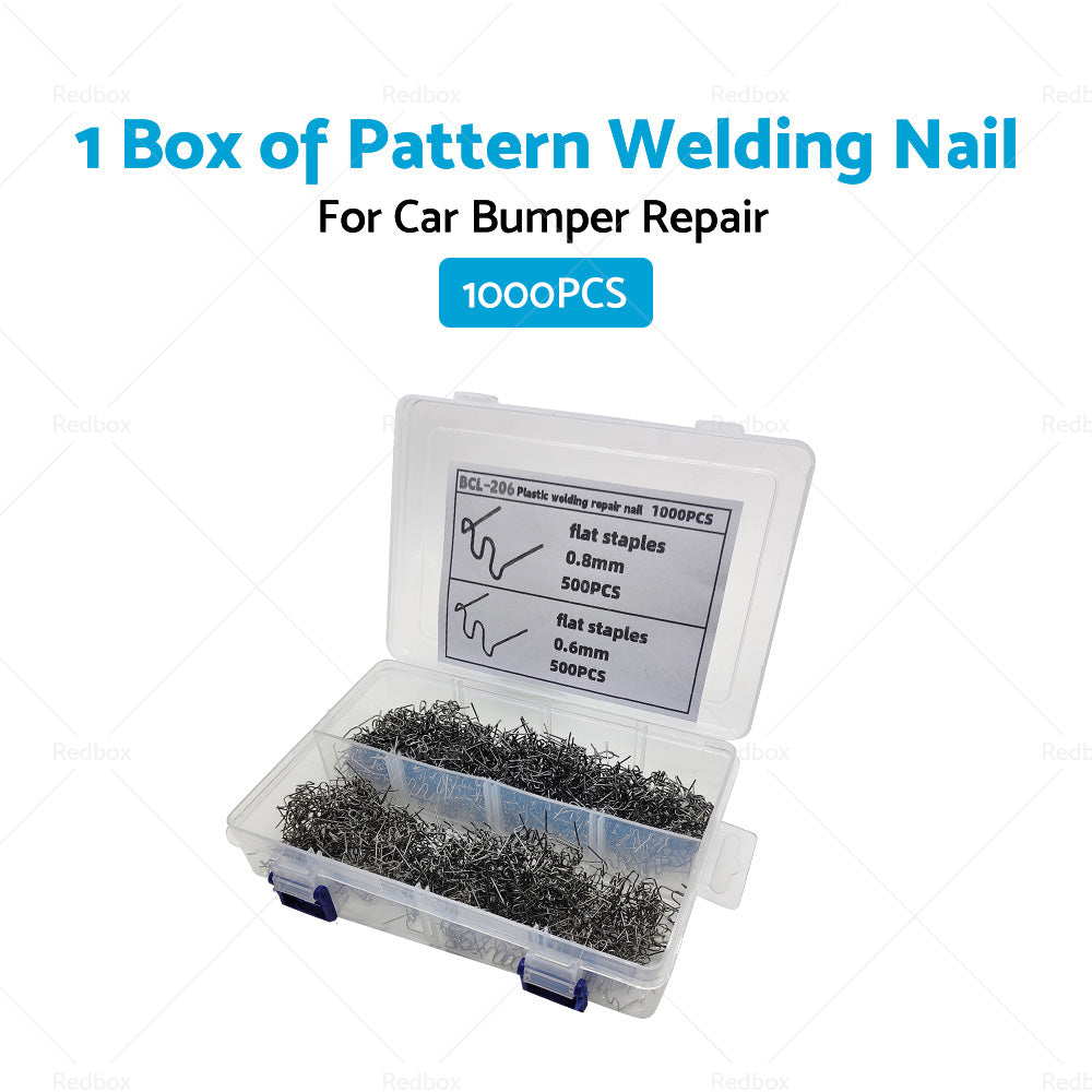 {{ 1000PCS Hot Staples Plastic Welding Wave Stapler For Car Bumper Repair Tool Kits }} - Buy Car Parts Online at {{ Kaka Auto Parts }}.