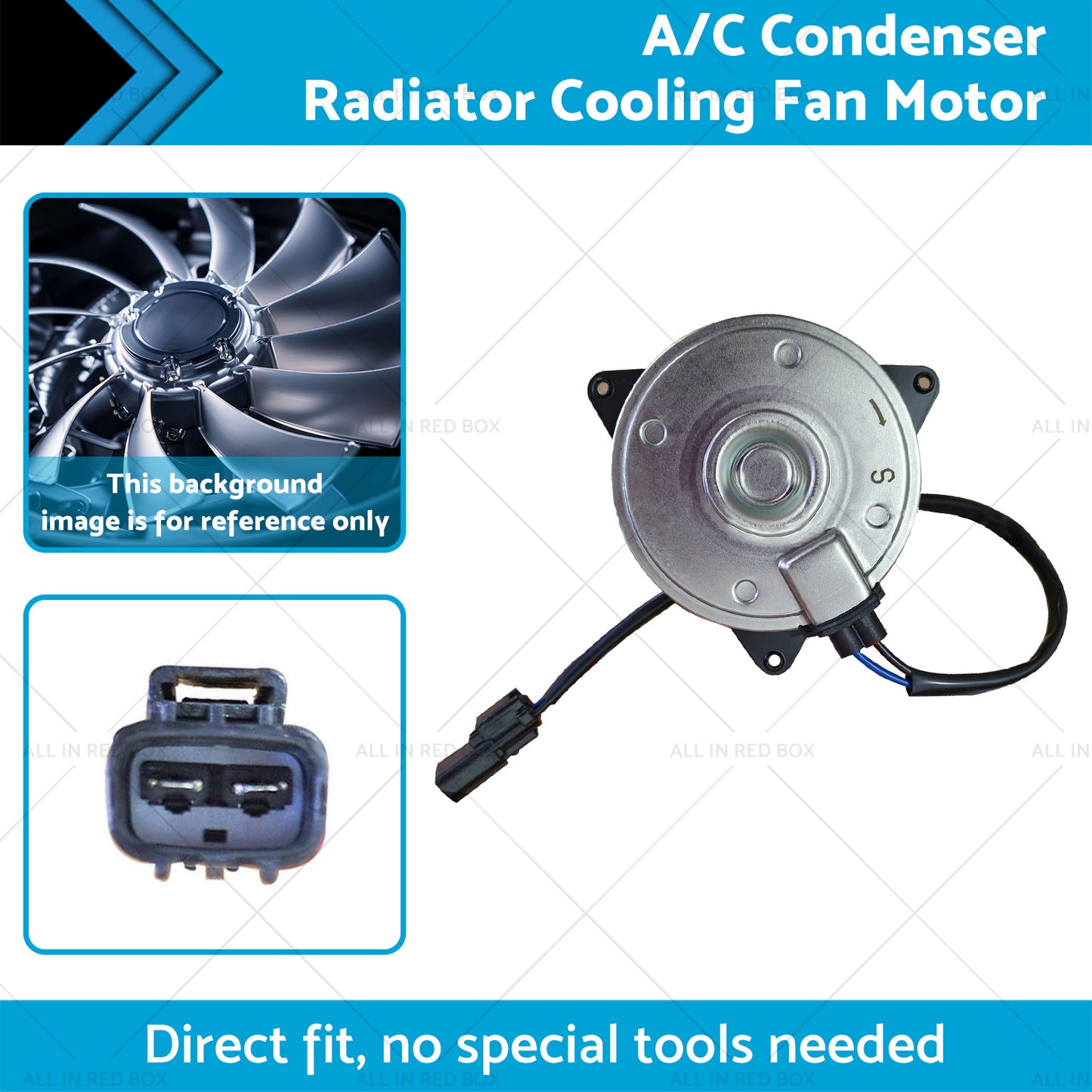 {{ A/C Condenser Radiator Cooling Fan Motor Suitable For Honda Accord 19030-R40-A01 }} - Buy Car Parts Online at {{ Kaka Auto Parts }}.