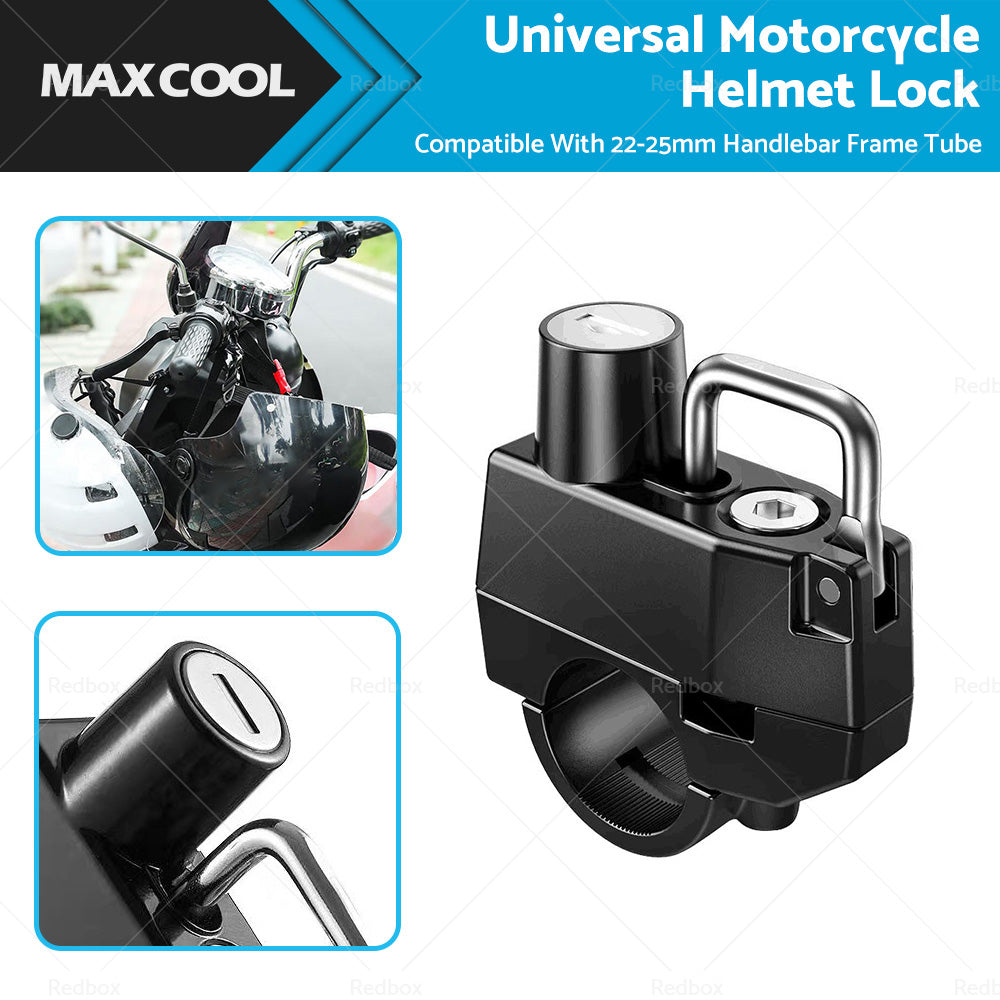 {{ Motorcycle Helmet Lock 22mm 25mm Handlebar Frame Tube Suitable For Harley }} - Buy Car Parts Online at {{ Kaka Auto Parts }}.