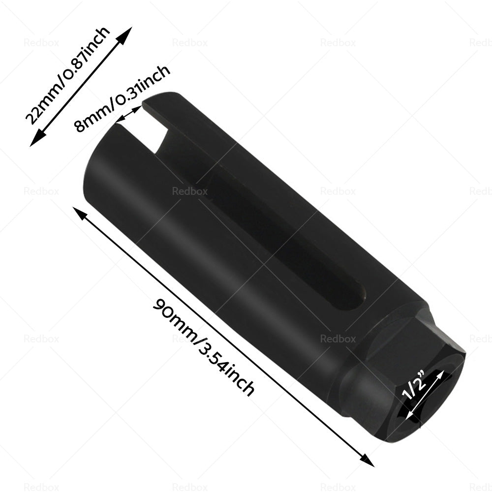 {{ 22mm Universal O2 Oxygen Sensor Socket Tool 1 2inch Square Drive Removal Tool }} - Buy Car Parts Online at {{ Kaka Auto Parts }}.