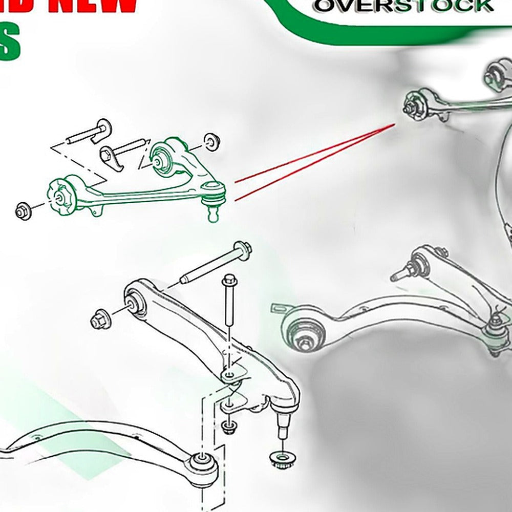 Front Upper Left Right Control Arm Suitable for Land Rover Range Rover Velar - XQ1