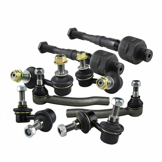 Steering Tie Rod End Sway Bar Link Kit Suitable for Nissan Pathfinder R51 Navara