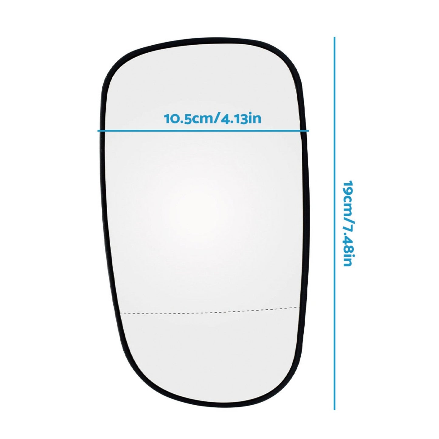 {{ 1 Pair Mirror Glass with Heated Left + Right Suitable for Saab 9-5 9-3 93 03-On }} - Buy Car Parts Online at {{ Kaka Auto Parts }}.