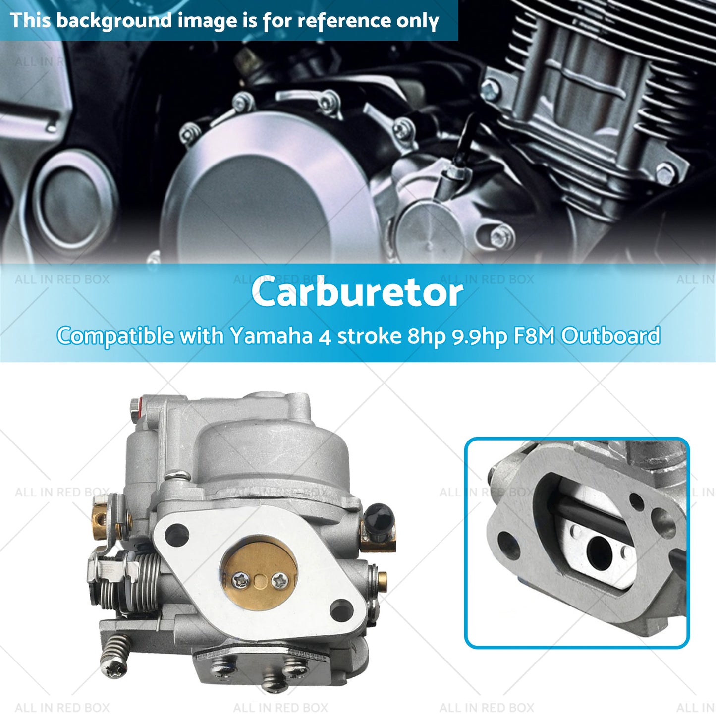 {{ Carburetor Carb Suitable for Yamaha 4 stroke 8hp 9. 9hp Outboard 68T-14301-11-00 }} - Buy Car Parts Online at {{ Kaka Auto Parts }}.