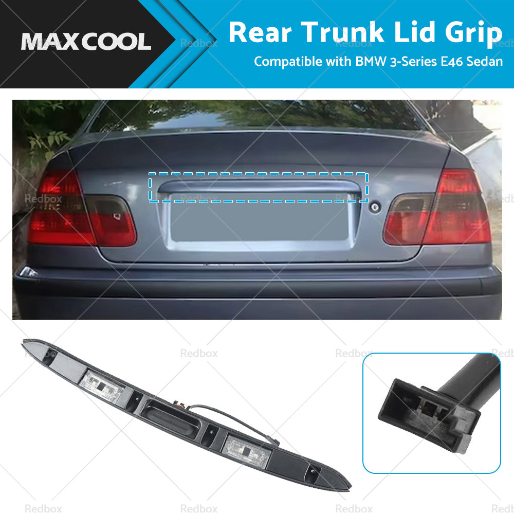 {{ Rear Trunk Liftgate Pull Handle 51137171699 Suitable for BMW 3 Series E46 Sedan }} - Buy Car Parts Online at {{ Kaka Auto Parts }}.