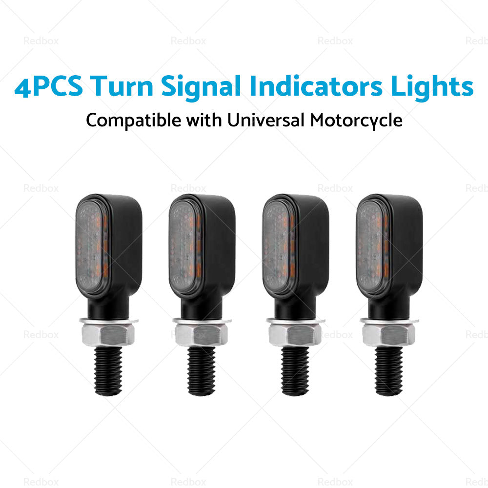 {{ 4x Motorcycle Indicators Turn Signal Blinkers Amber Mini LED Light Universal AU }} - Buy Car Parts Online at {{ Kaka Auto Parts }}.