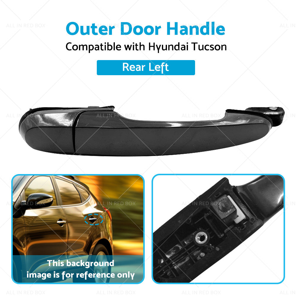{{ Rear Left Smooth Exterior Outer Door Handle Suitable For Hyundai Tucson 05-09 }} - Buy Car Parts Online at {{ Kaka Auto Parts }}.