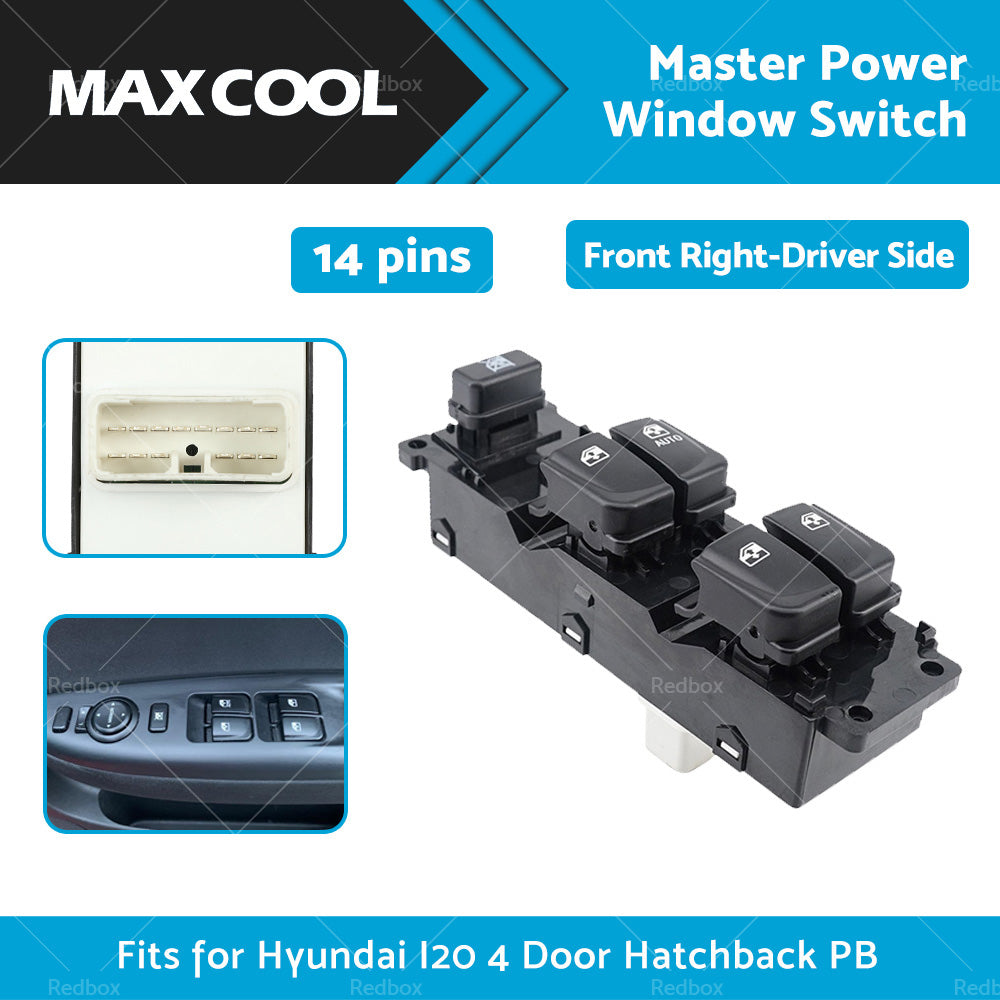 {{ Master Power Window Control Switch 93570-1J602 For Hyundai I20 Hatchback 08-13 }} - Buy Car Parts Online at {{ Kaka Auto Parts }}.