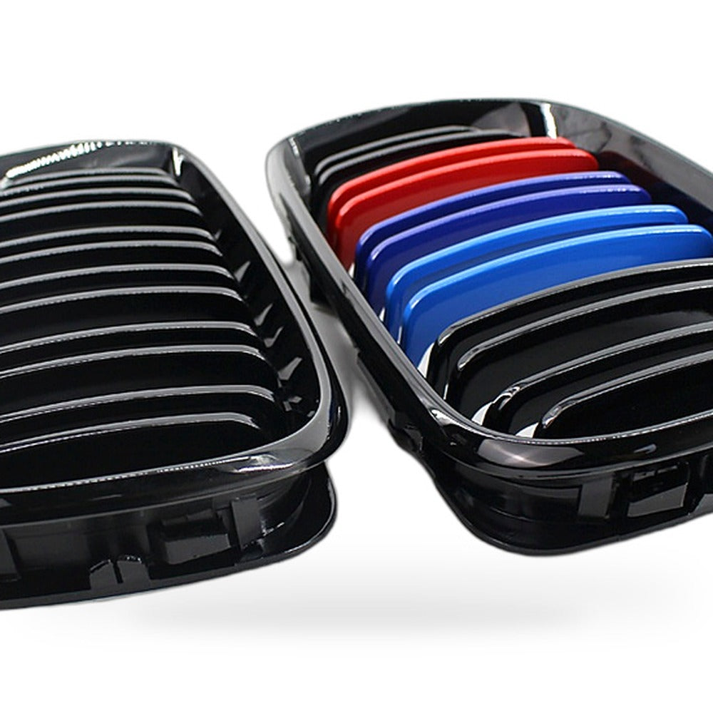 Double Bar Grille Suitable for BMW 3 Series E46 Sedan 02-05 M Style - XQ1