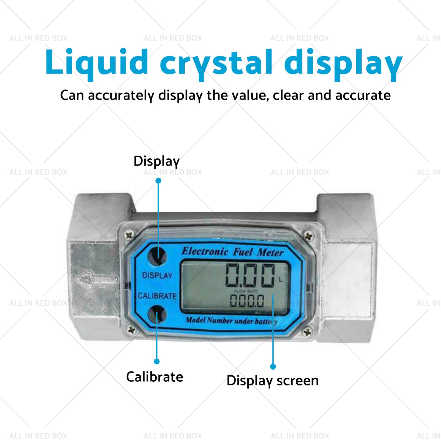 {{ 1 or 1. 5 or 2 inch Turbine Digital Diesel Water Fuel Flow Meter Oval Gear Flow Gauge }} - Buy Car Parts Online at {{ Kaka Auto Parts }}.