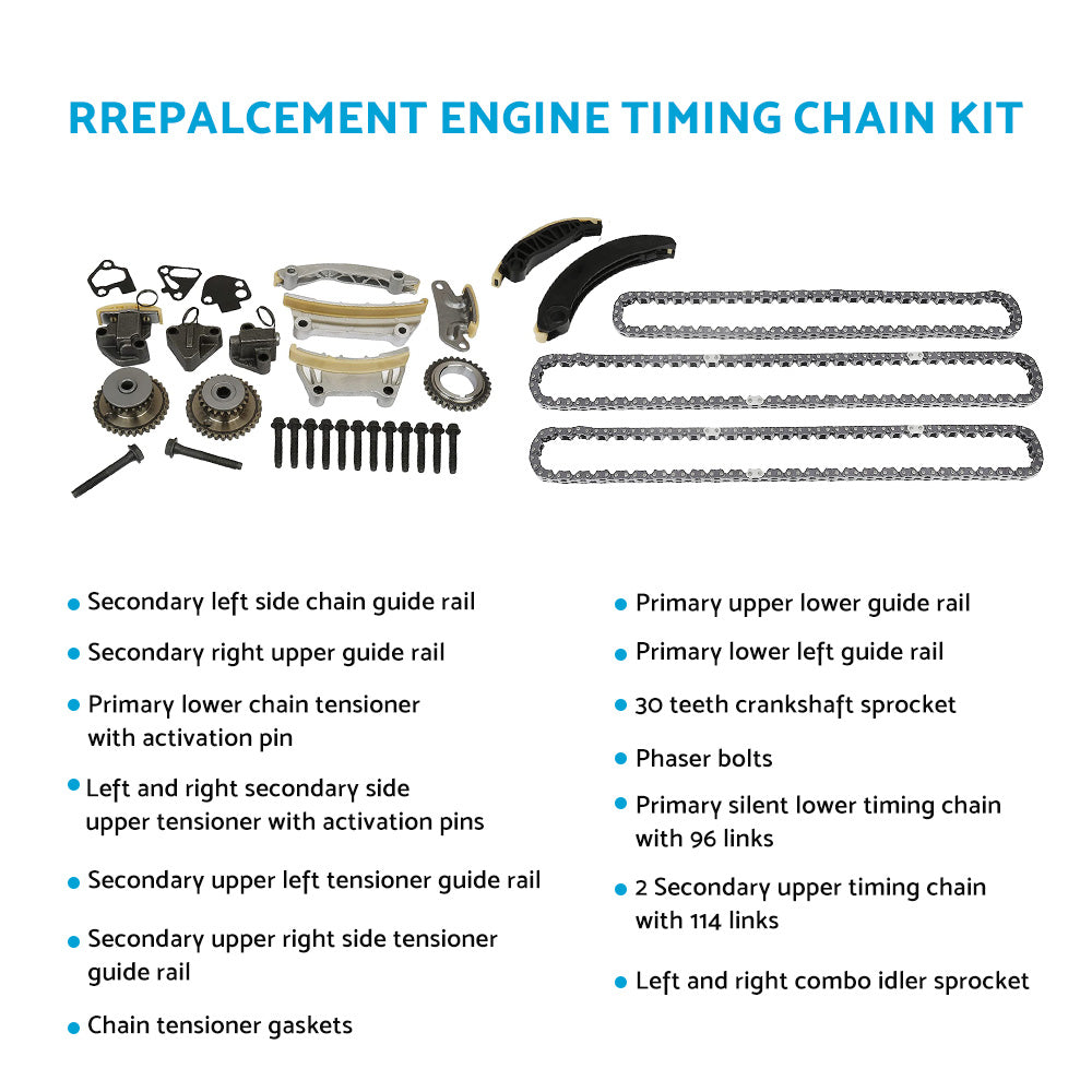 {{ Timing Chain Kit and Gears fit for Holden Commodore VZ VE VF 3. 6L LY7 LE0 LW2 LWR }} - Buy Car Parts Online at {{ Kaka Auto Parts }}.