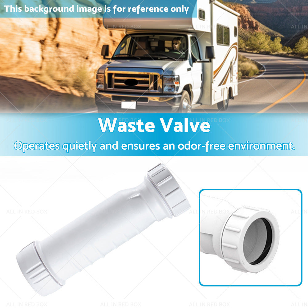{{ Waterless Self Sealing Waste Valve Inline Trap Bath Basin Caravan RV }} - Buy Car Parts Online at {{ Kaka Auto Parts }}.
