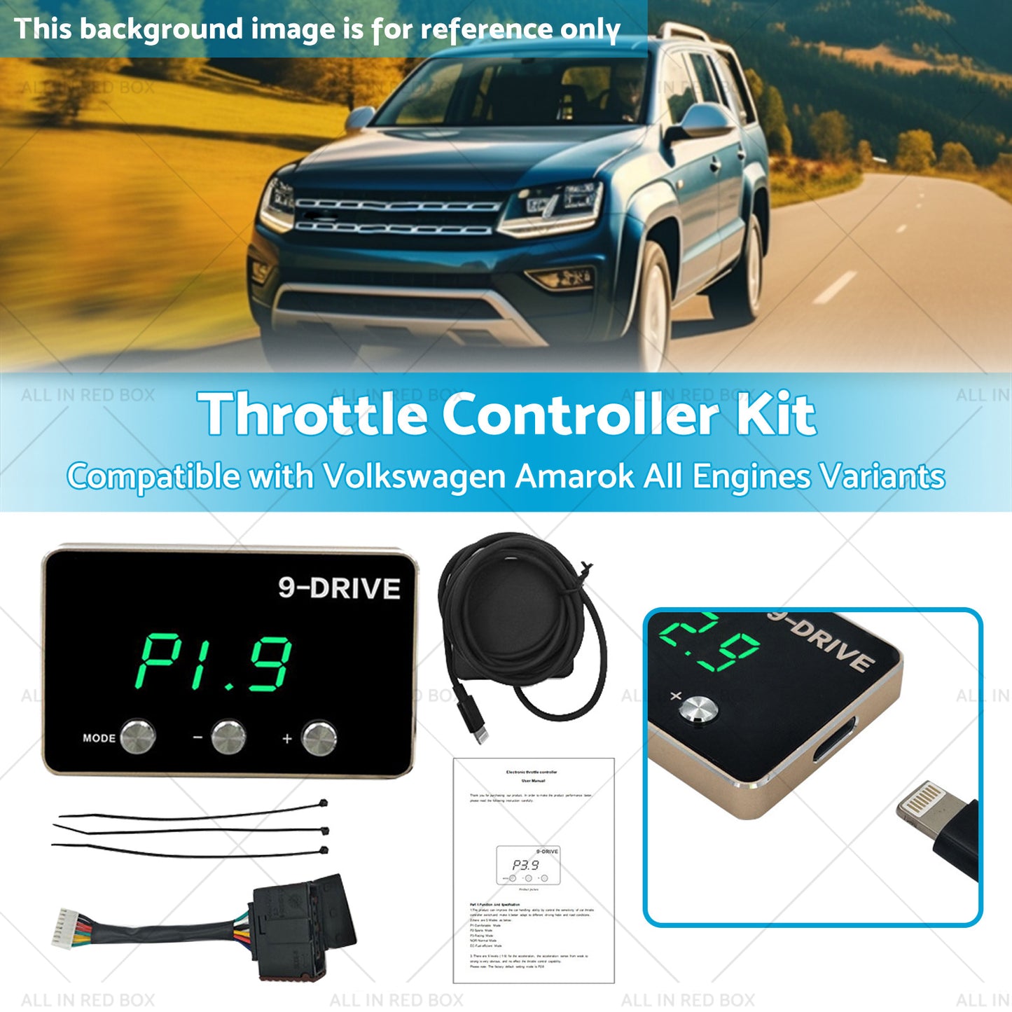 {{ EVC Throttle Controller Kit Suitable for Volkswagen VW Amarok 2011-2021 }} - Buy Car Parts Online at {{ Kaka Auto Parts }}.